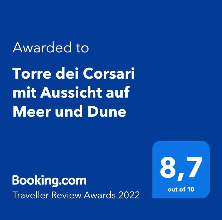 Torre Dei Corsari Mit Aussicht Auf Meer Und Dune Екстер'єр фото